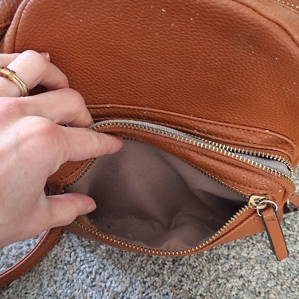 Brown Leather Backpack - Picture 7 of 7